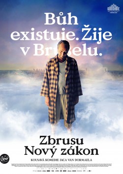 Český plakát filmu Zbrusu Nový zákon / Le tout nouveau testament