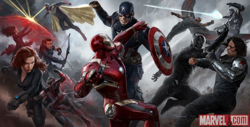Concept art filmu Captain America: Občanská válka / Captain America: Obcanská válka