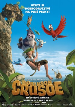 Český plakát filmu Robinson Crusoe: Na ostrově zvířátek / Robinson Crusoe
