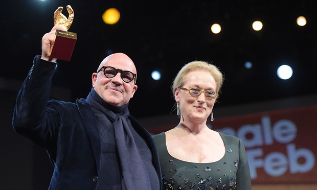 Meryl Streep a Gianfranco Rosi na Berlinale 2016
