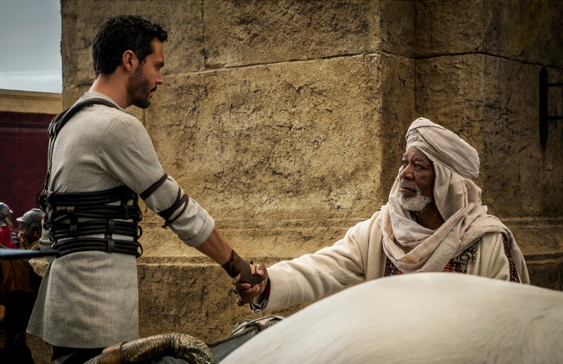 Jack Huston, Morgan Freeman ve filmu Ben-Hur / Ben-Hur