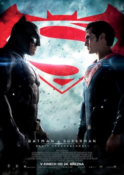 Český plakát filmu Batman v Superman: Úsvit spravedlnosti / Batman vs. Superman: Úsvit spravedlnosti