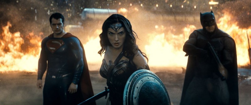 Henry Cavill, Gal Gadot, Ben Affleck ve filmu Batman v Superman: Úsvit spravedlnosti / Batman v Superman: Dawn of Justice