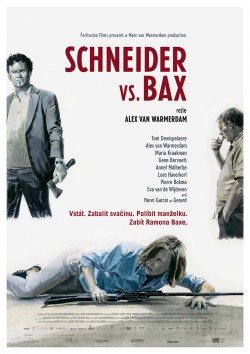 Český plakát filmu Schneider vs. Bax / Schneider vs. Bax