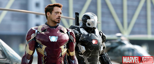 Robert Downey Jr., Don Cheadle ve filmu Captain America: Občanská válka / Captain America: Civil War