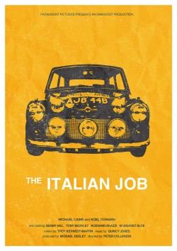 Plakát filmu Prácička v Itálii / The Italian Job