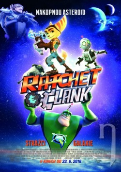 Český plakát filmu Ratchet & Clank: Strážci galaxie / Ratchet & Clank