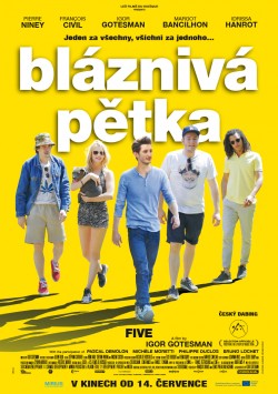Český plakát filmu Bláznivá pětka / Five