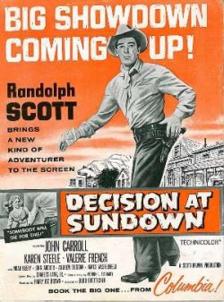 Plakát filmu Sundown: Město pomsty / Decision at Sundown