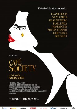 Český plakát filmu Cafe society / Café Society