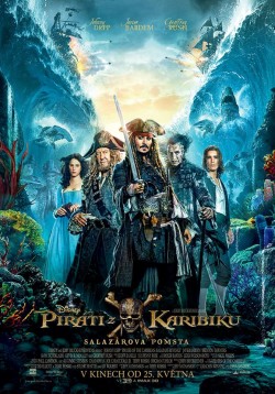 Český plakát filmu Piráti z Karibiku: Salazarova pomsta / Pirates of the Caribbean: Dead Men Tell No Tales