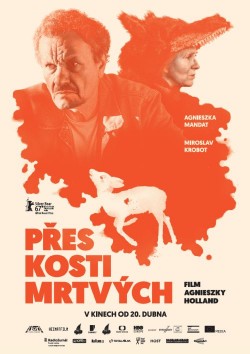 Český plakát filmu Přes kosti mrtvých / Pokot