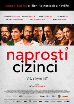 Český plakát filmu Naprostí cizinci / Perfetti sconosciuti