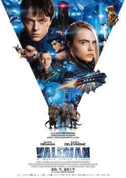 Český plakát filmu Valerian a město tisíce planet / Valerian and the City of a Thousand Planets