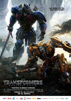 Český plakát filmu Transformers: Poslední rytíř / Transformers: The Last Knight