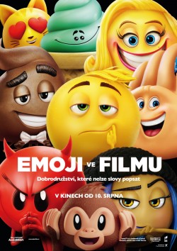 Český plakát filmu Emoji ve filmu / The Emoji Movie