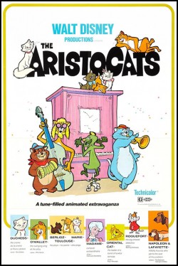 Plakát filmu Aristokočky / The AristoCats