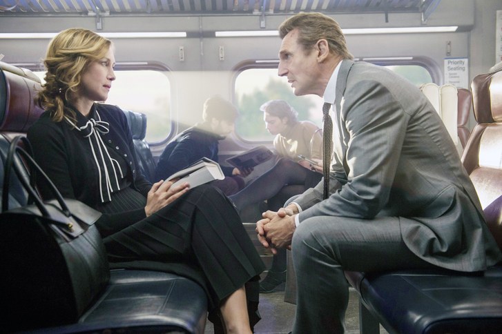 Liam Neeson, Vera Farmiga ve filmu Cizinec ve vlaku / The Commuter