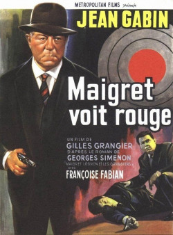 Plakát filmu Komisař Maigret zuří / Maigret voit rouge