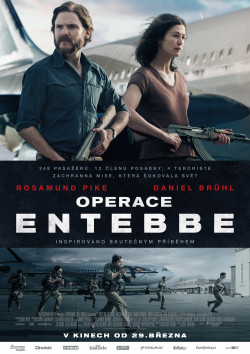 Český plakát filmu Operace Entebbe / 7 Days in Entebbe