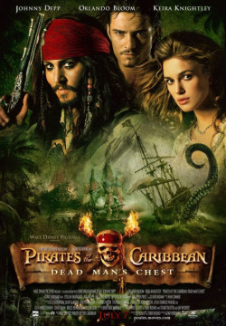 Plakát filmu Piráti z Karibiku: Truhla mrtvého muže / Pirates of the Caribbean: Dead Man's Chest