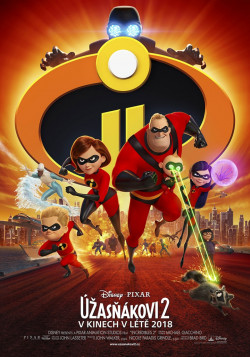 Český plakát filmu Úžasňákovi 2 / Incredibles 2