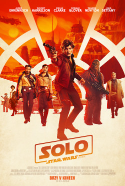 Český plakát filmu Solo: Star Wars Story / Solo: A Star Wars Story