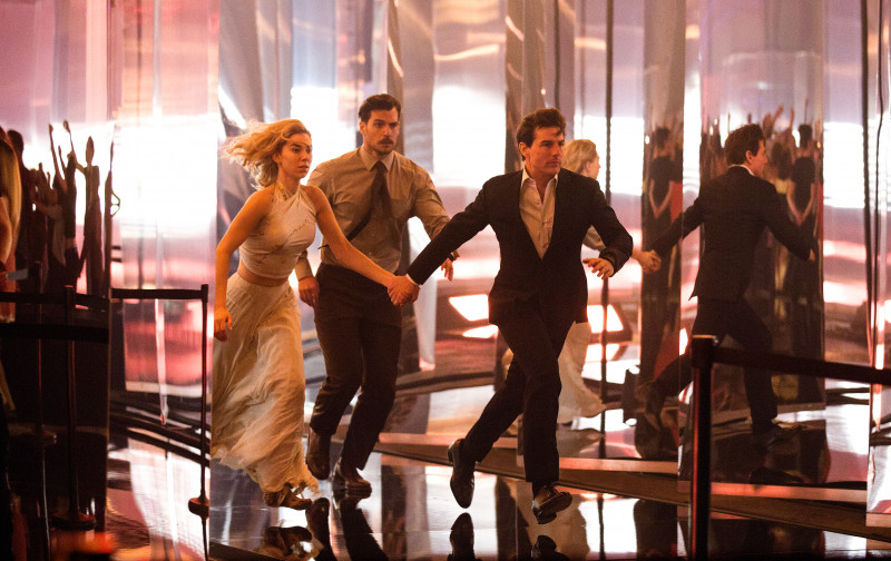 Vanessa Kirby, Henry Cavill, Tom Cruise ve filmu Mission: Impossible - Fallout / Mission: Impossible - Fallout