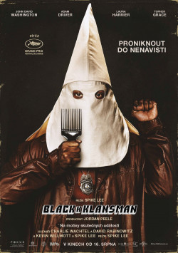 Český plakát filmu BlacKkKlansman / BlacKkKlansman
