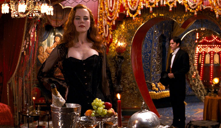 Nicole Kidman ve filmu Moulin Rouge / Moulin Rouge!