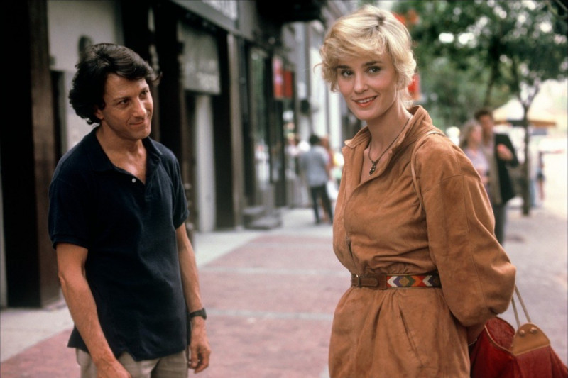 Dustin Hoffman, Jessica Lange ve filmu  / Tootsie