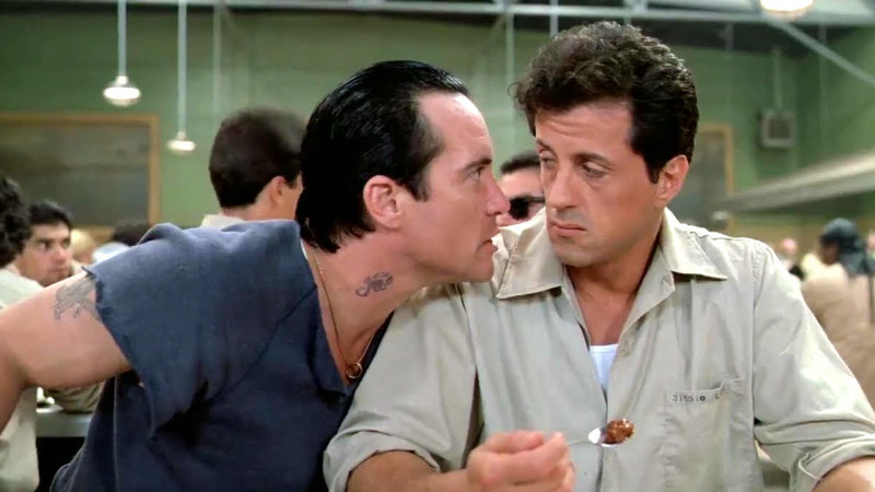Sylvester Stallone, Sonny Landham ve filmu Kriminál / Lock Up
