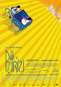 Český plakát filmu Dilili v Paříži / Dilili à Paris