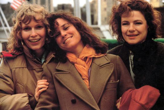 Barbara Hershey, Mia Farrow, Dianne Wiest ve filmu Hana a její sestry / Hannah and Her Sisters