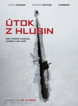 Český plakát filmu Útok z hlubin / Hunter Killer