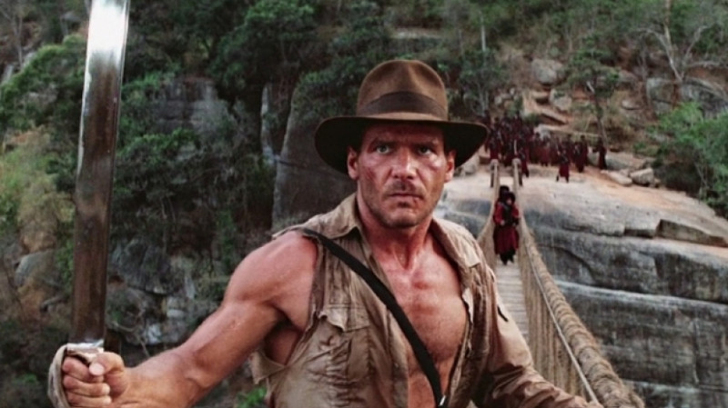 Harrison Ford ve filmu Indiana Jones a chrám zkázy / Indiana Jones and the Temple of Doom