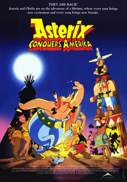 Plakát filmu Asterix dobývá Ameriku / Asterix in America
