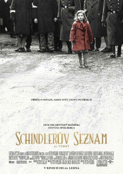 Český plakát filmu Schindlerův seznam / Schindler's List