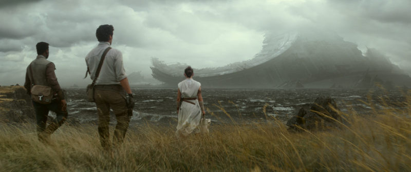 John Boyega, Oscar Isaac, Daisy Ridley ve filmu Star Wars: Vzestup Skywalkera / Star Wars: Episode IX - The Rise of Skywalker