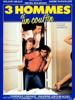 Plakát filmu Tři muži a nemluvně / 3 hommes et un couffin