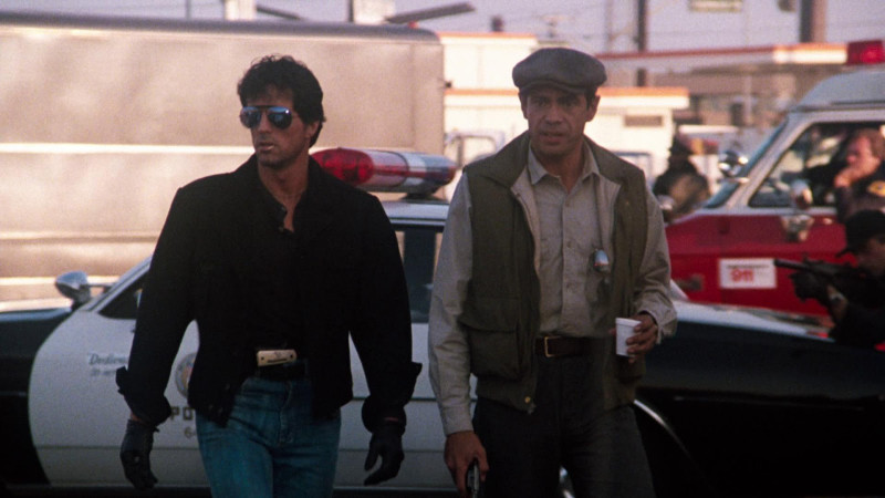 Sylvester Stallone, Reni Santoni ve filmu Kobra / Cobra