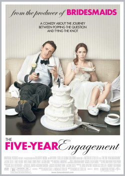 Plakát filmu Zásnuby na dobu neurčitou / The Five-Year Engagement