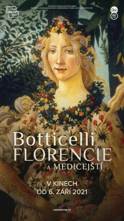 Český plakát filmu Botticelli - Florencie a Medicejští / Botticelli e Firenze. La nascita della bellezza