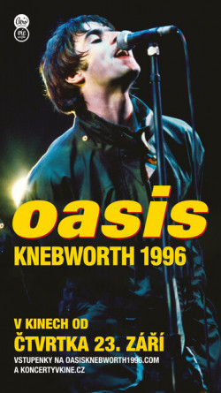Český plakát filmu Oasis Knebworth 1996 / Oasis Knebworth 1996
