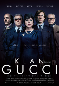 Český plakát filmu Klan Gucci / House of Gucci