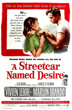 Plakát filmu Tramvaj do stanice Touha / A Streetcar Named Desire