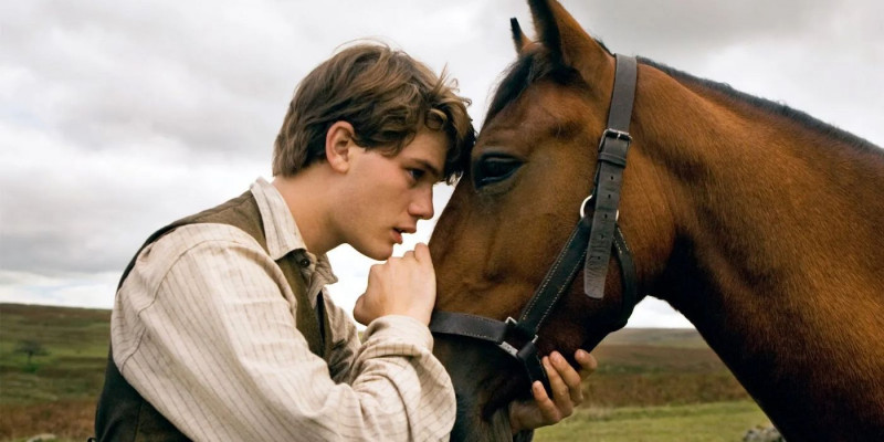 Jeremy Irvine ve filmu Válečný kůň / War Horse