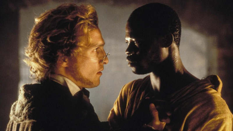 Djimon Hounsou, Matthew McConaughey ve filmu  / Amistad