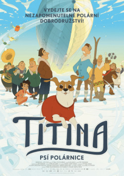 Český plakát filmu Titina, psí polárnice / Titina