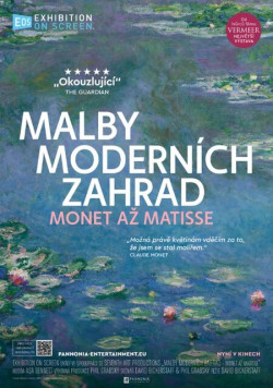 Český plakát filmu EOS: Malby moderních zahrad - Monet až Matisse / Painting the Modern Garden: Monet to Matisse